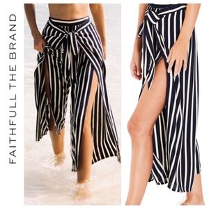Faithfull the Brand Sand Island Wide-Leg Wrap Pants 6